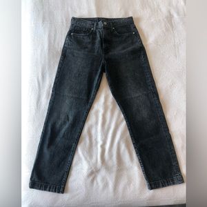 Banana Republic High-Rise Straight Jeans, Charcoal